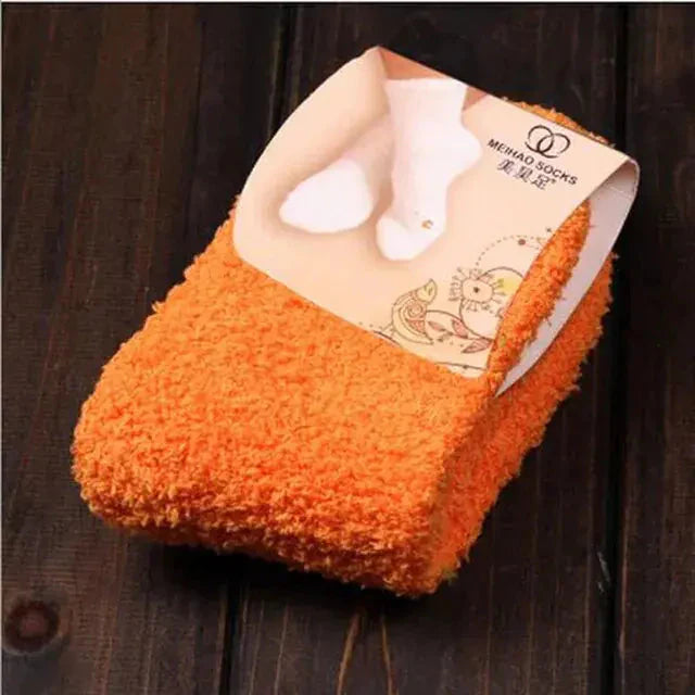 Women's Cozy Bed Socks in Pure Color