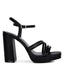 Chic Chunky Platform Strappy Heels