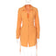 Vestido Mini Camisa Cutout Fuera de la Oficina