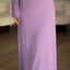 Elegant Long Sleeve Split Dress for Women