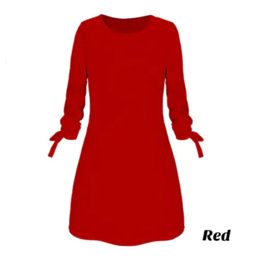 Vestido Elegante de Color Sólido para Verano