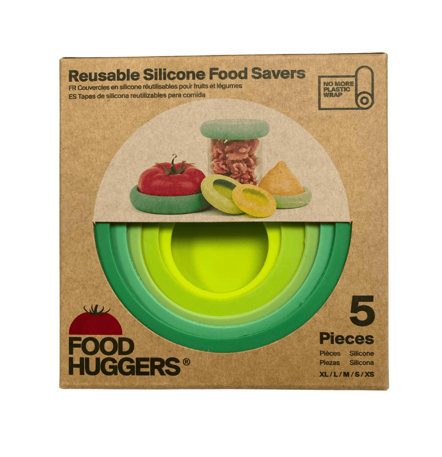 Eco-Friendly Silicone Food Savers - Reusable Produce Huggers - Korvel