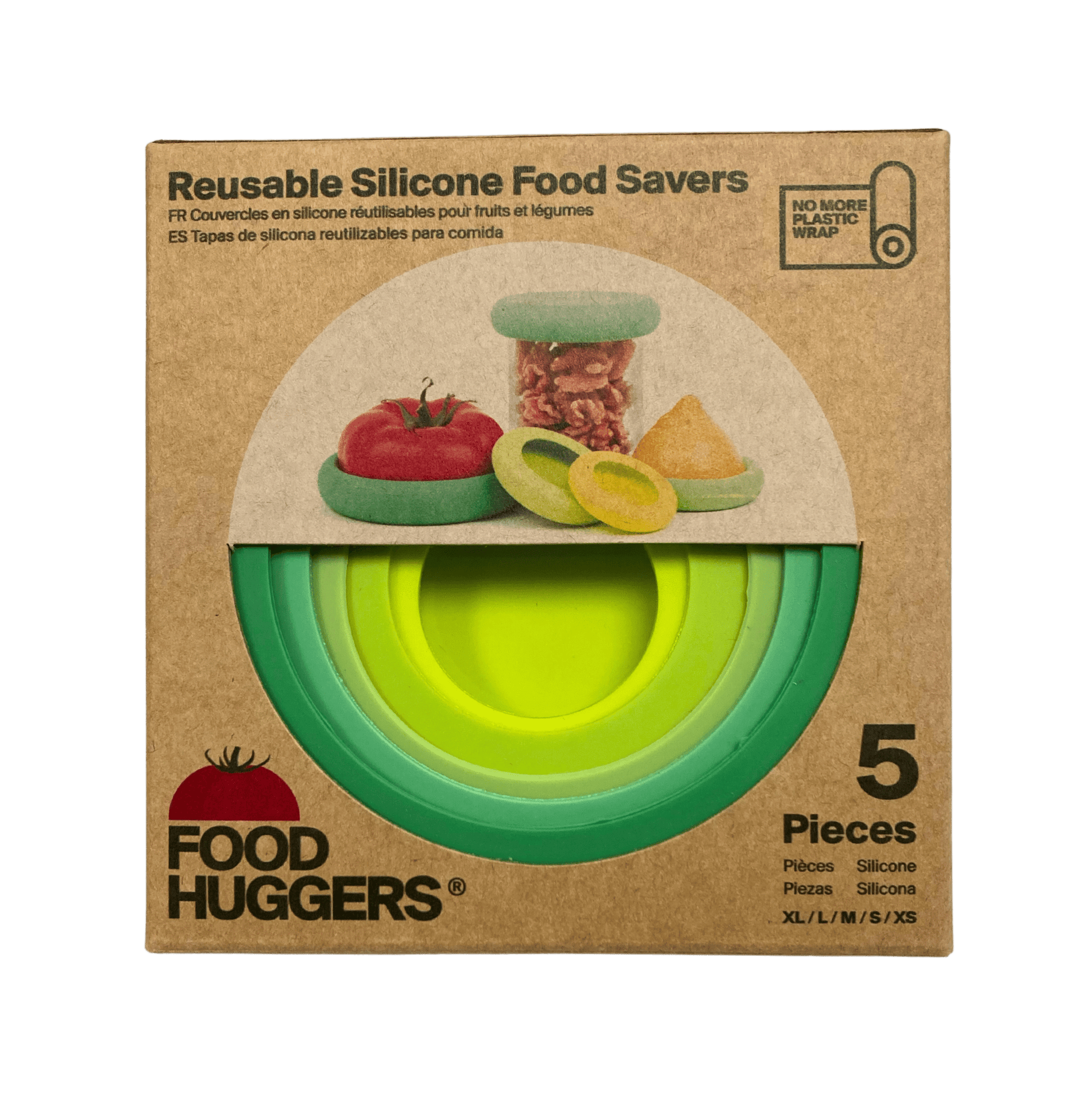 Eco-Friendly Silicone Food Savers - Reusable Produce Huggers - Korvel
