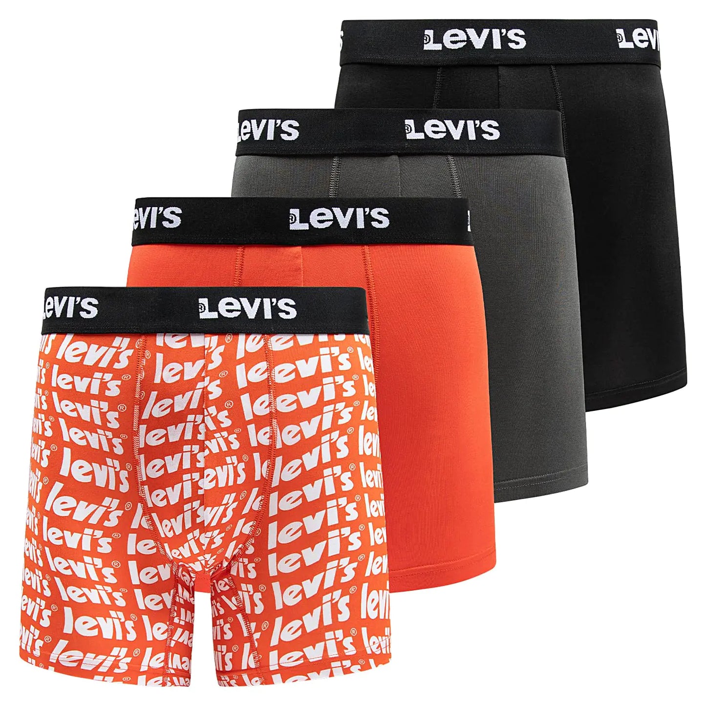 Boxers de Microfibra para Hombre de Levi's - Paquete Ultra Suave de 4