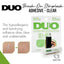 DUO Colle à Faux Cils en Gel - Transparent, Séchage Rapide, 2-Pack