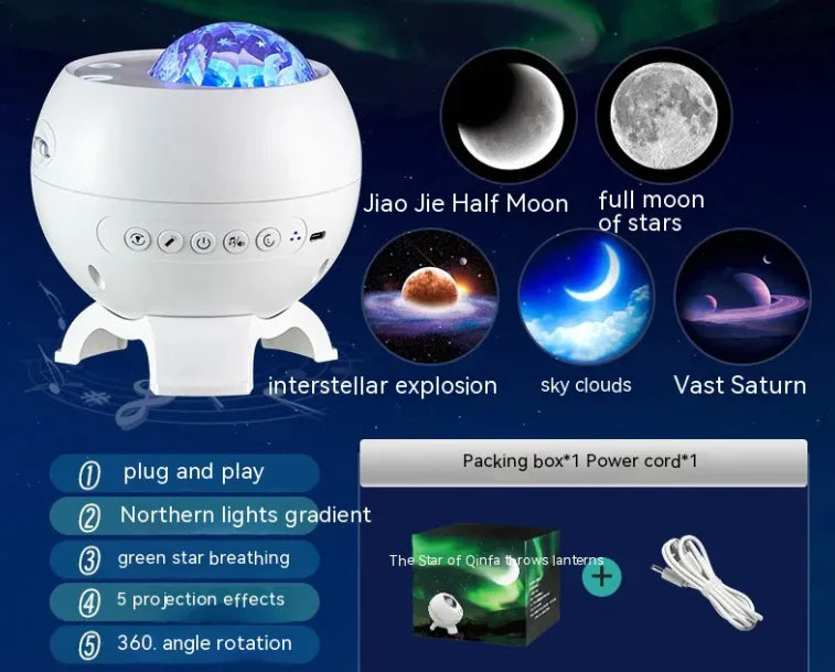 Proyector de Cielo Estrellado Luces del Norte