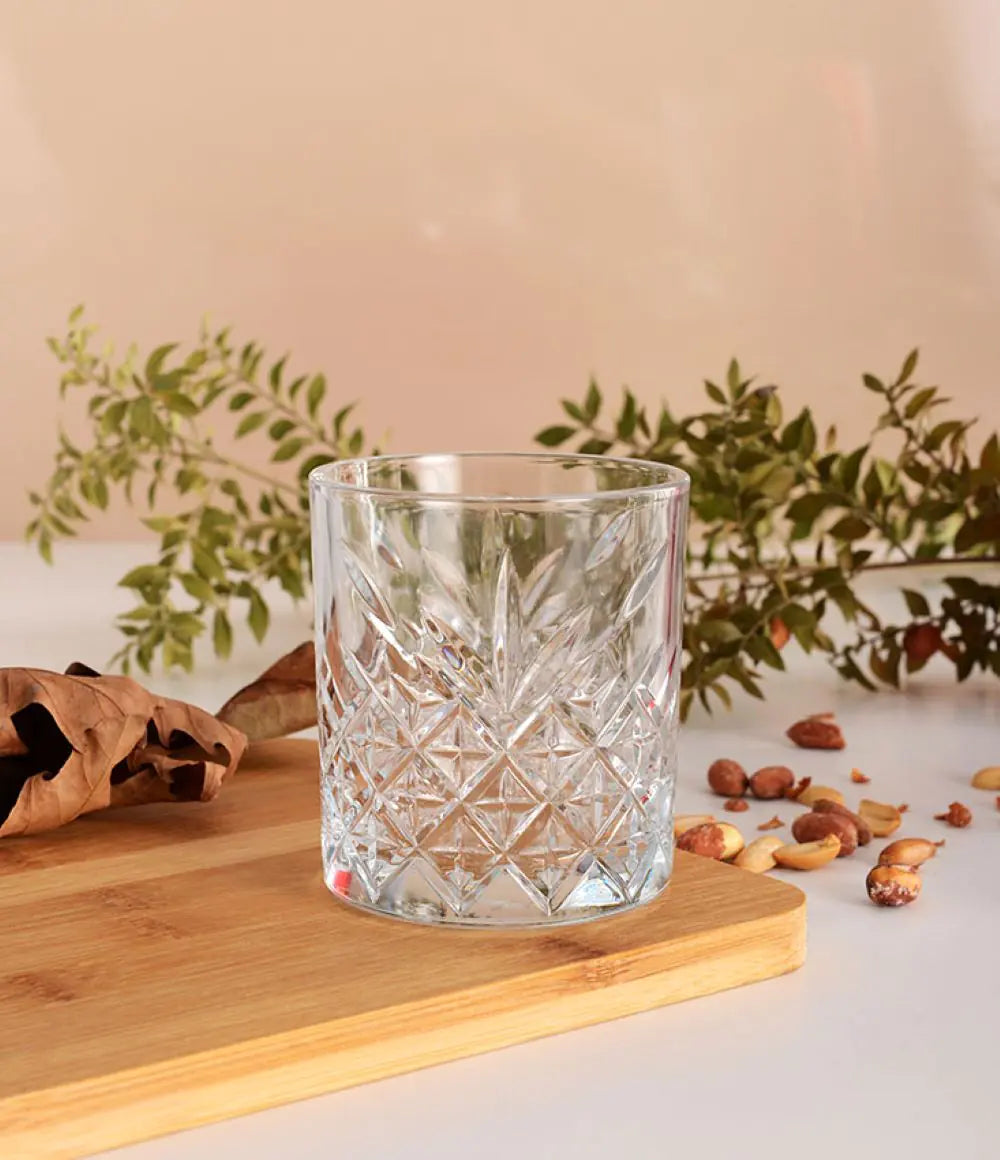 Paşabahçe Timeless Whiskey and Water Glasses Set of 4