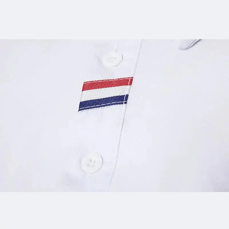 Camisa Polo de Manga Larga Casual para Hombre