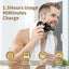 SHPAVVER 5-in-1 Electric Razor for Bald Men - IPX7 Waterproof