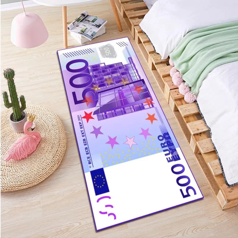 Alfombrilla Antideslizante con Patrón de Dólar