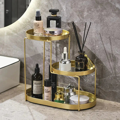 Elegant Bathroom Cosmetics Storage Organizer