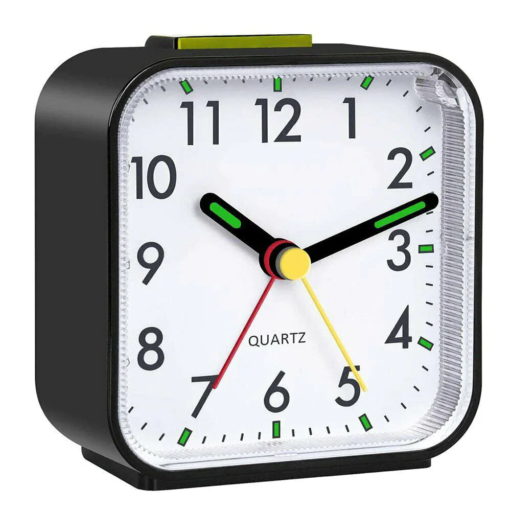 LED Desk Alarm Clock with Nightlight and Snooze Function