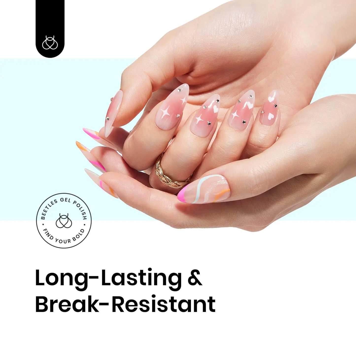 Colle Gel à Ongles 5 en 1 Beetles pour Ongles Durables