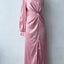 Women's Cinched Waist Slim-Fit Evening Dress