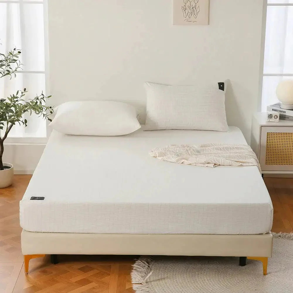 Drap housse en coton premium avec bandes élastiques