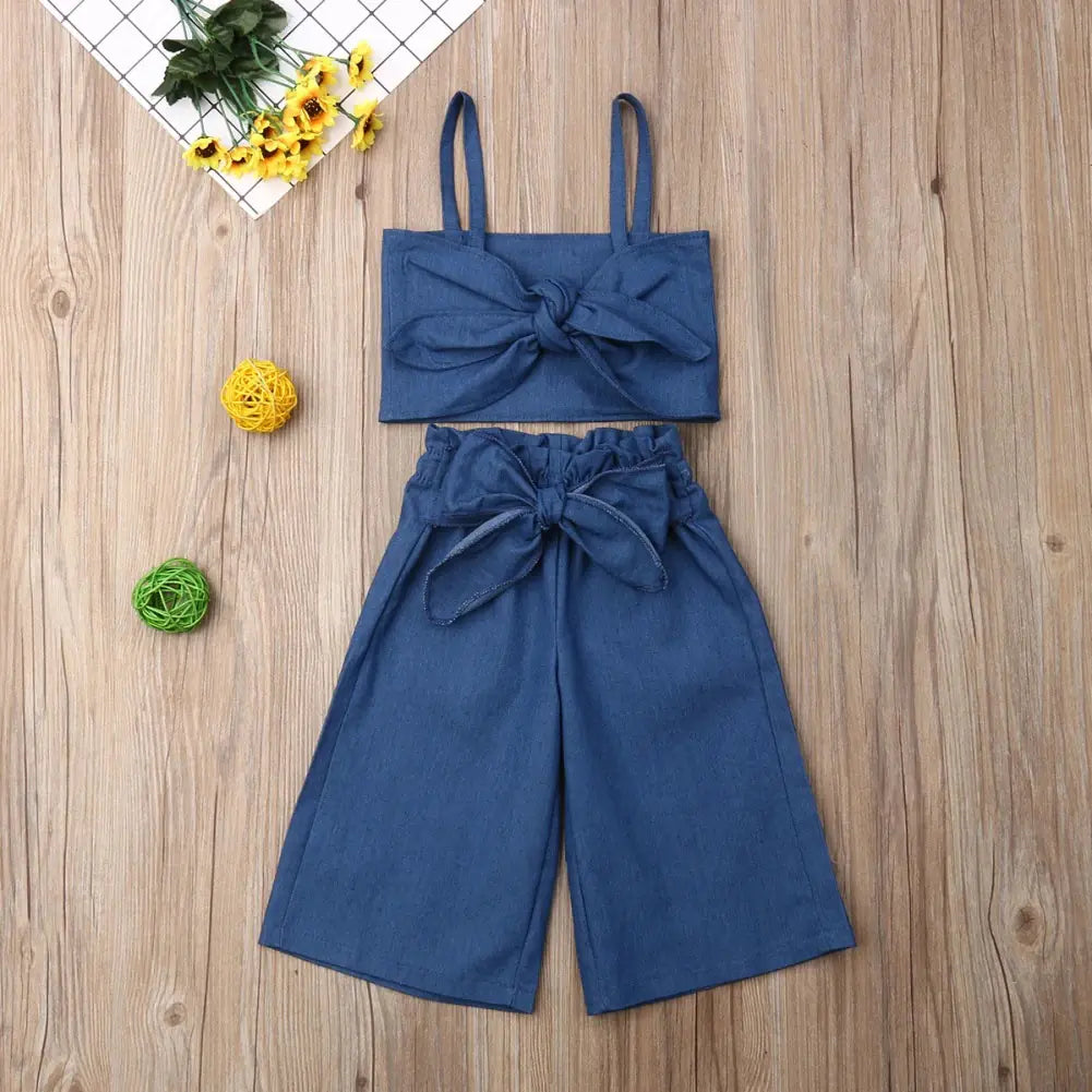 Conjunto de Camisa de Denim Premium para Mujeres