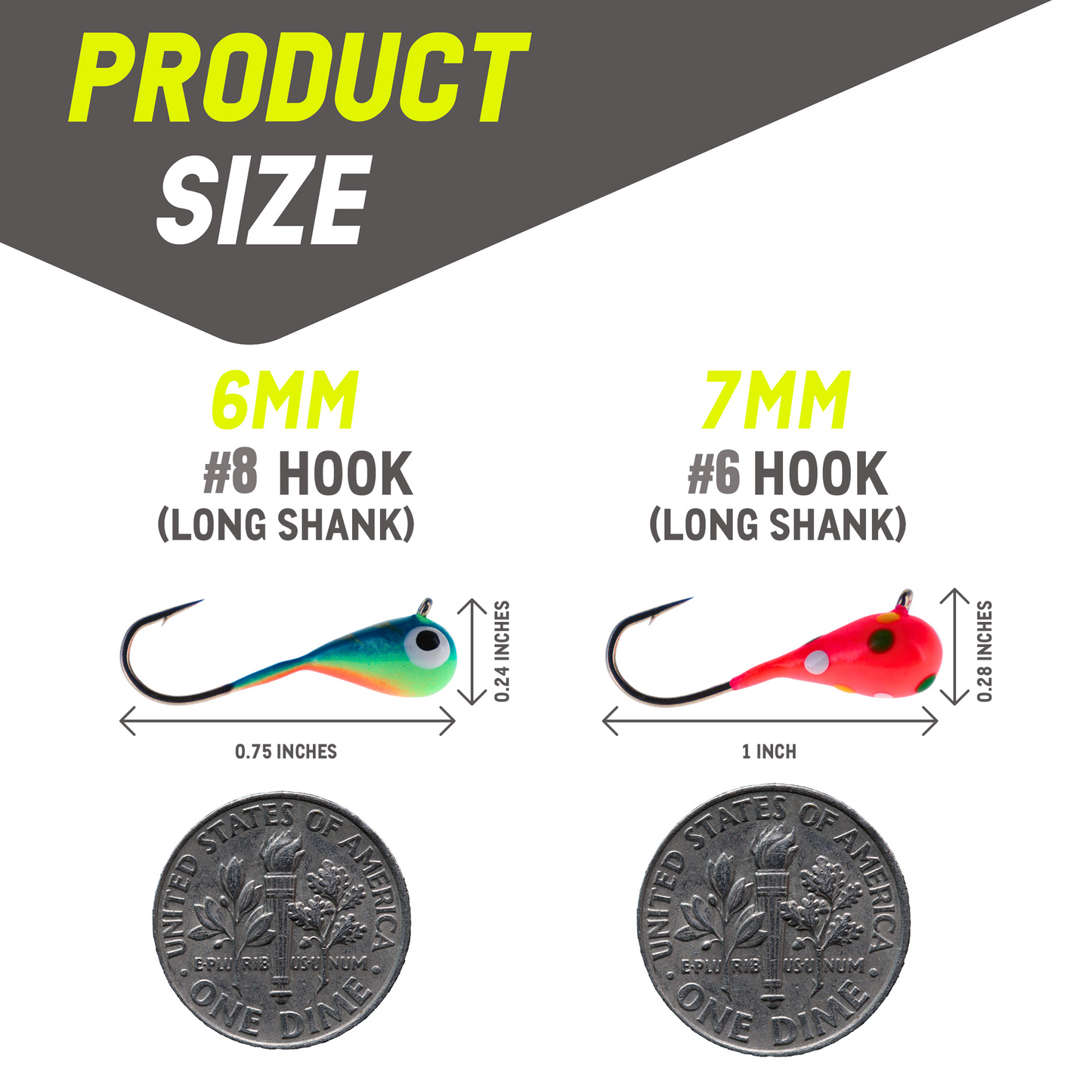 Premium Tungsten Ice Fishing Jigs for All Species