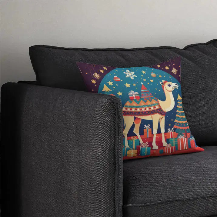 Coussin de Noël Camel