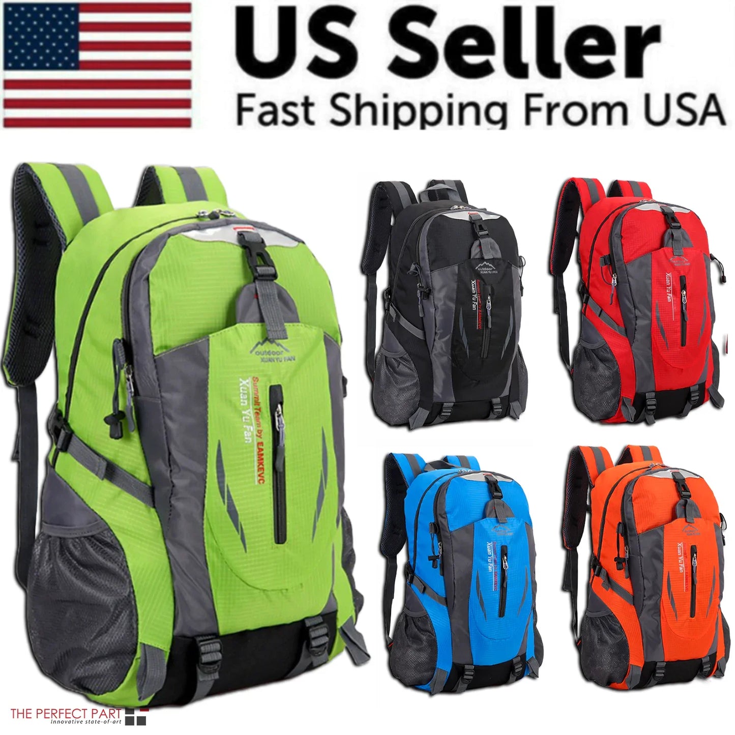 Mochila de Viaje Premium de 40L para Hombres y Mujeres