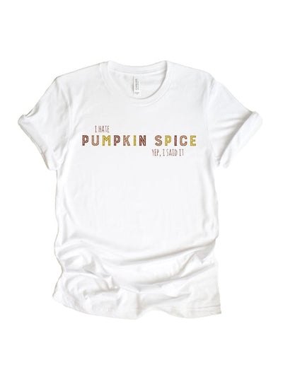 I Hate Pumpkin Unisex T-Shirt