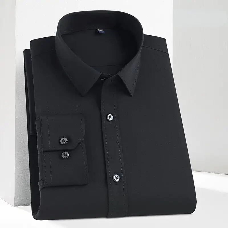 Hydrophobic Short Sleeve Business Shirt for Men