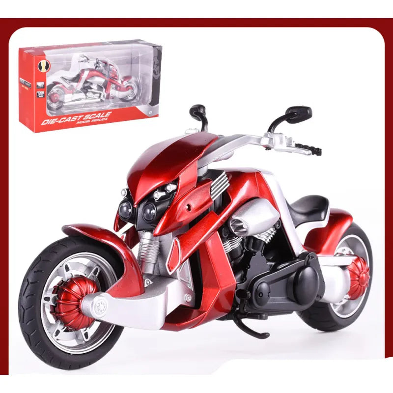 Premium Alloy Motorcycle Toy with Realistic Design