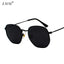 Luxury Classic Square Metal Frame Sunglasses