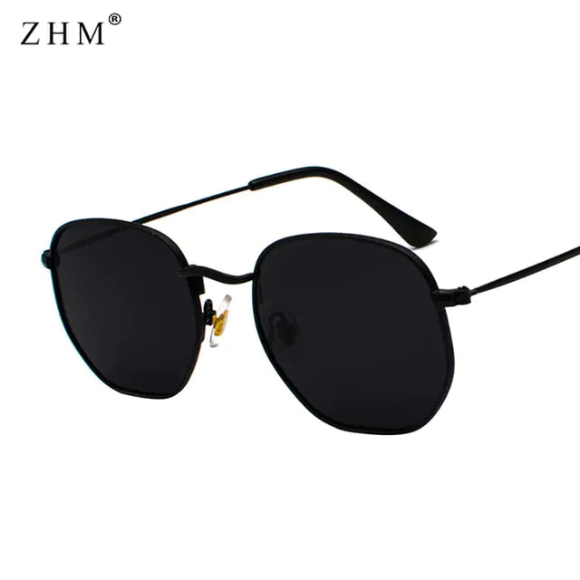 Luxury Classic Square Metal Frame Sunglasses