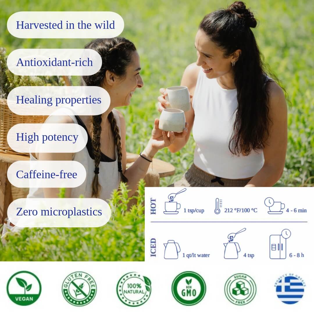 Ikaria Tea – Blue Zone Herbal Blend with Dandelion, Sage & Rosemary