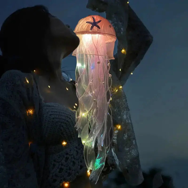 Lampe Méduse - Lampe de Nuit Envoûtante pour Espaces Tranquilles