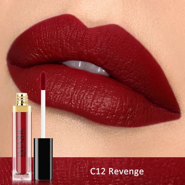 Rouge à lèvres liquide mat étanche IMAGIC - 12 couleurs