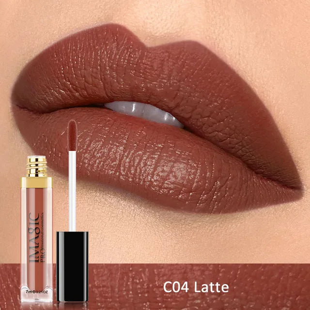 Rouge à lèvres liquide mat étanche IMAGIC - 12 couleurs