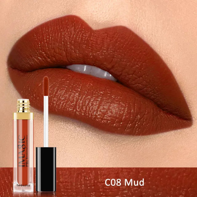 Rouge à lèvres liquide mat étanche IMAGIC - 12 couleurs