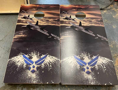 Premium Air Force Cornhole Set - Korvel