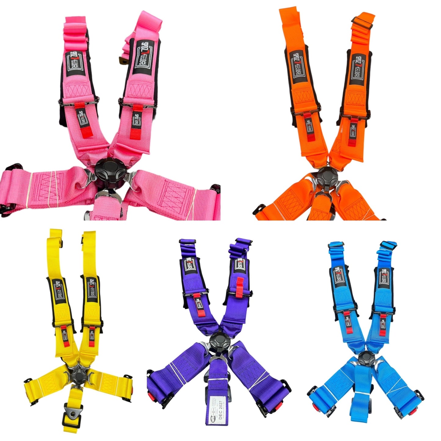 SPDZ1 SFI Seat Belt Harness 5 Point Cam Lock - Korvel