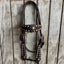 Elegant White Buckstitch Browband Headstall by Double J - Korvel