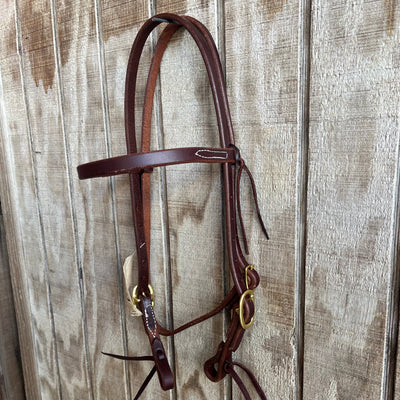 Durable Hot Oil Browband Headstall by Jerry Beagley - Korvel