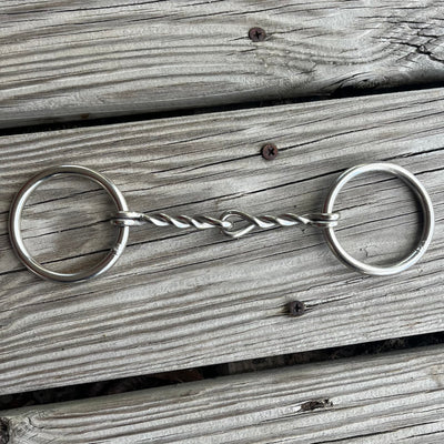 Durable Pony Twisted O-Ring Bit for Equestrian Excellence - Korvel
