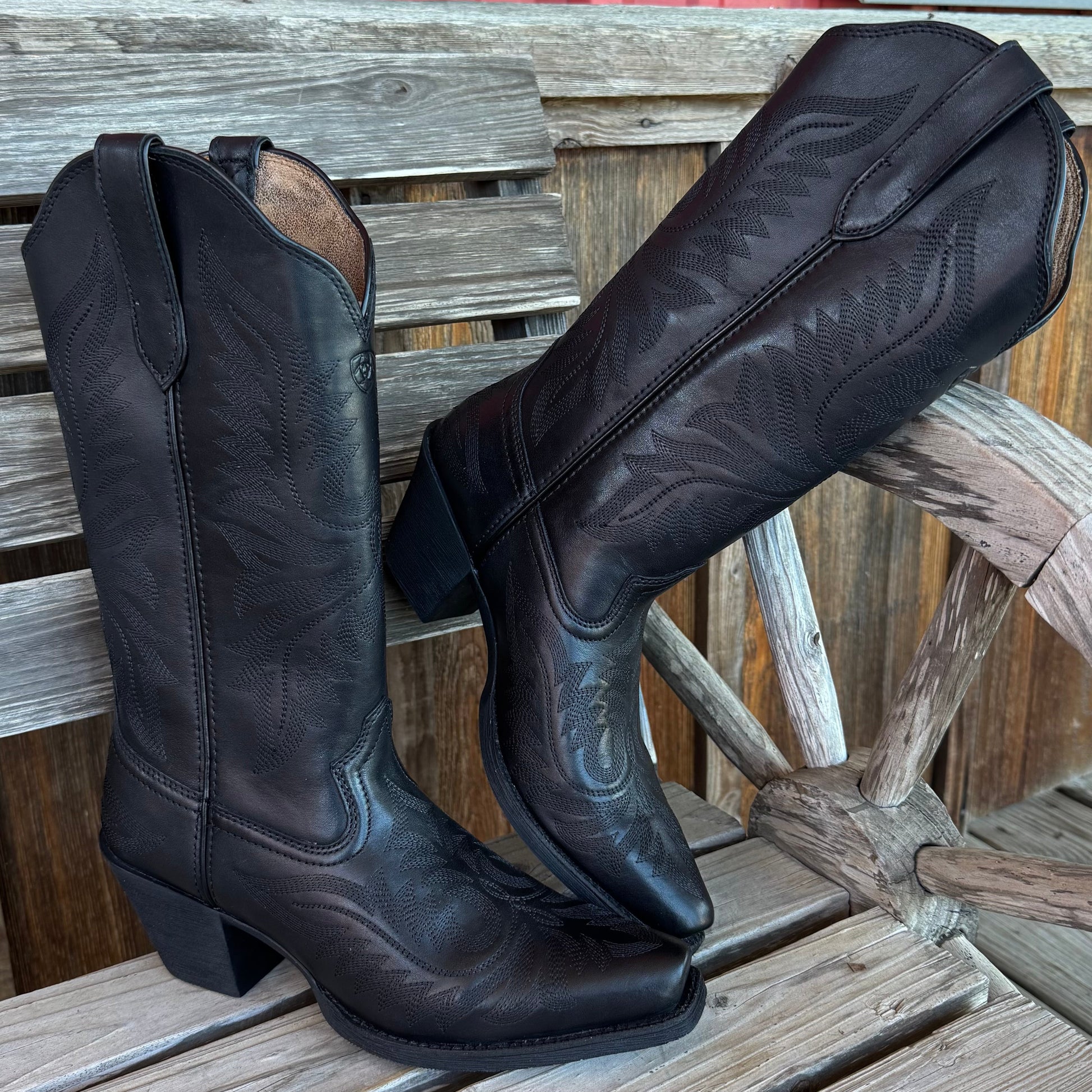 Ariat Women's Black Collins Snip Toe Boots - Korvel