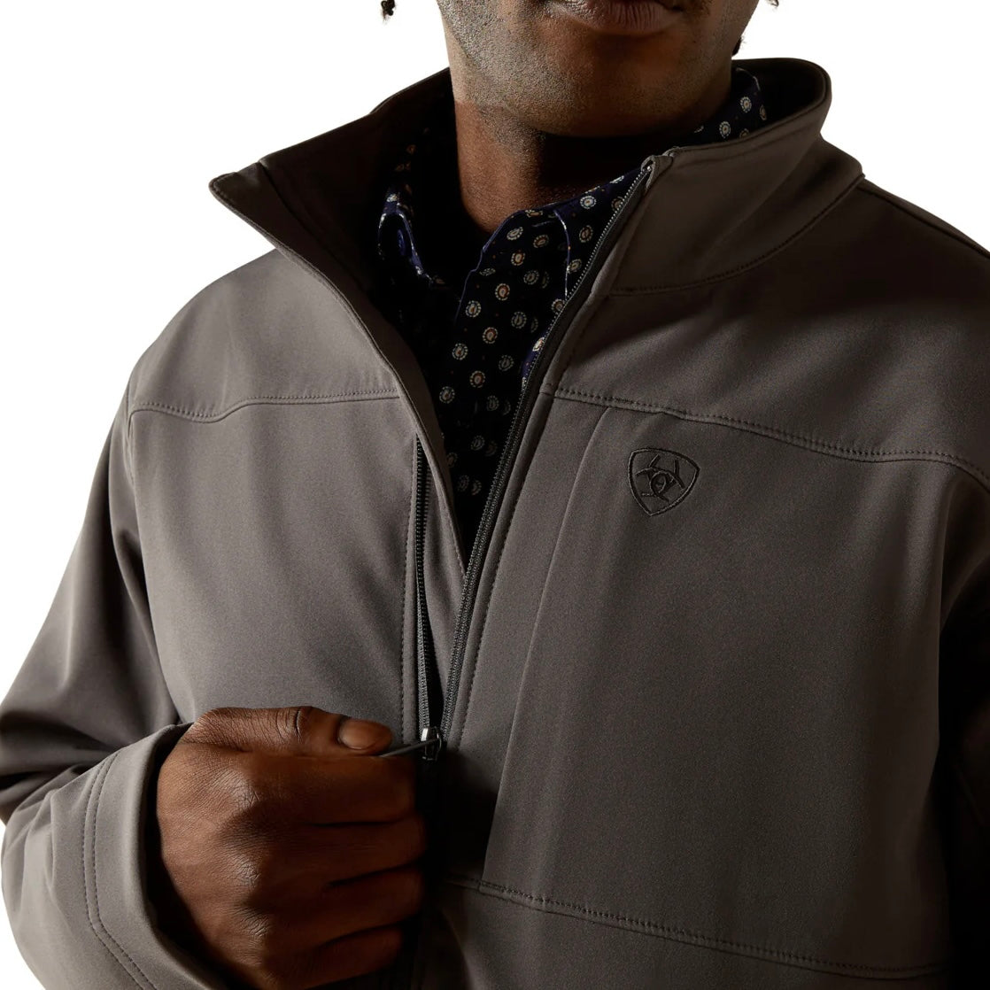 Ariat Men's Grey Vernon Softshell Jacket - Korvel