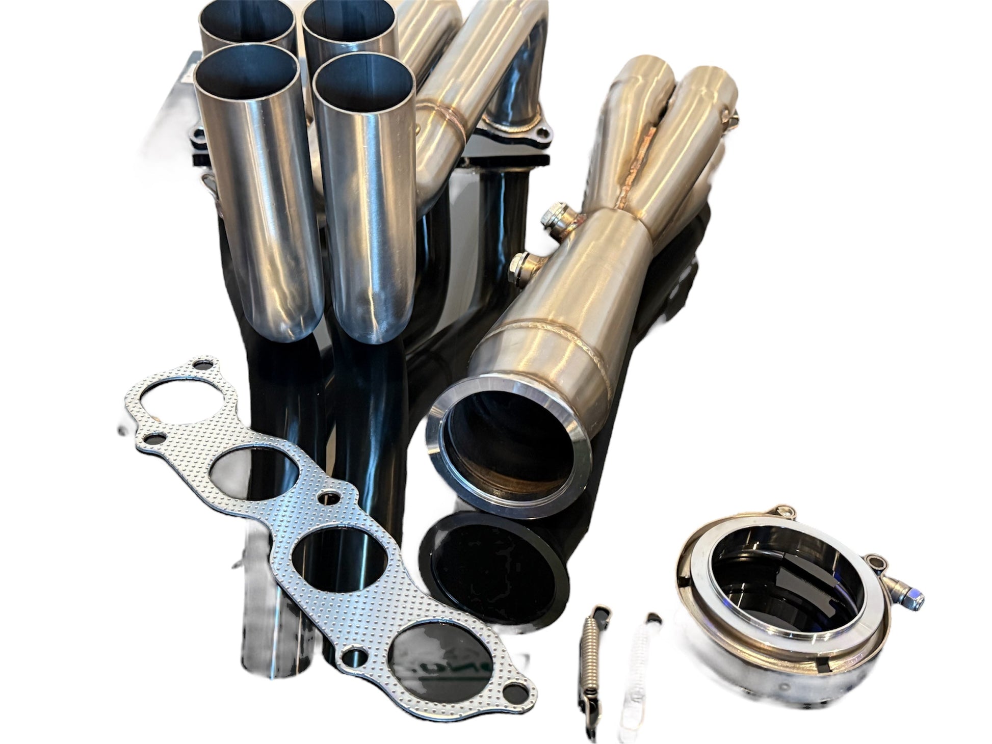 SPDZ1 K-Series 3" Tri-Y Megaphone Header for K-Swap Civic & Integra - Korvel