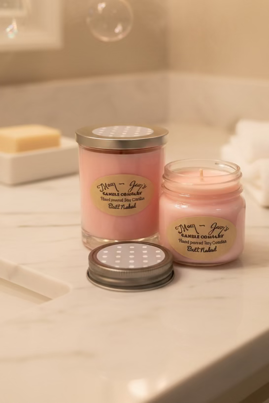 Bougie parfumée au soja Tropical Bliss – Paradis fruité | Mam Jam's
