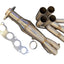 SPDZ1 K-Series K20/K24 Megaphone Exhaust Header for EG, EK, DC2 - 2-Bolt 4-1 Tri-Y Design - Korvel