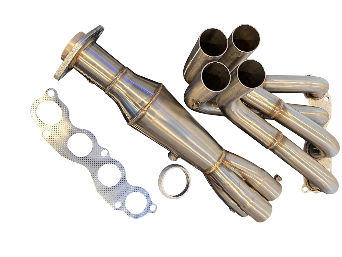 SPDZ1 K-Series K20/K24 Megaphone Exhaust Header for EG, EK, DC2 - 2-Bolt 4-1 Tri-Y Design - Korvel