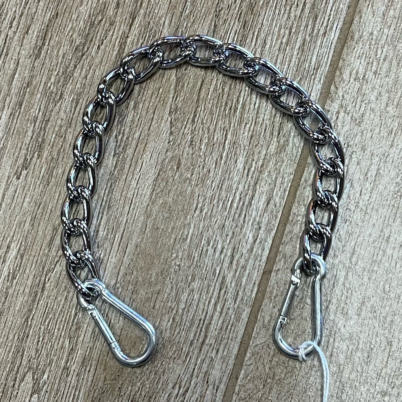 Durable Stainless Steel Curb Chain with Quick Snaps - Korvel