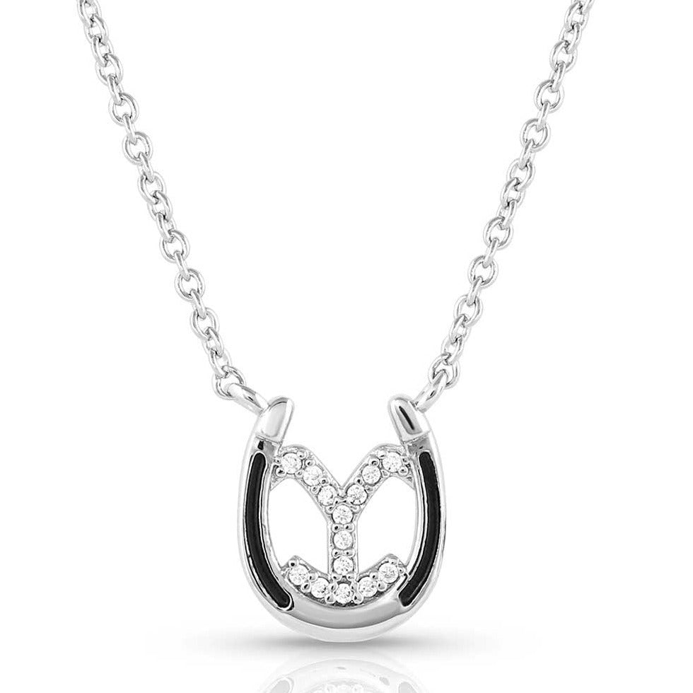 Montana Silversmiths Yellowstone Horseshoe Necklace - Korvel