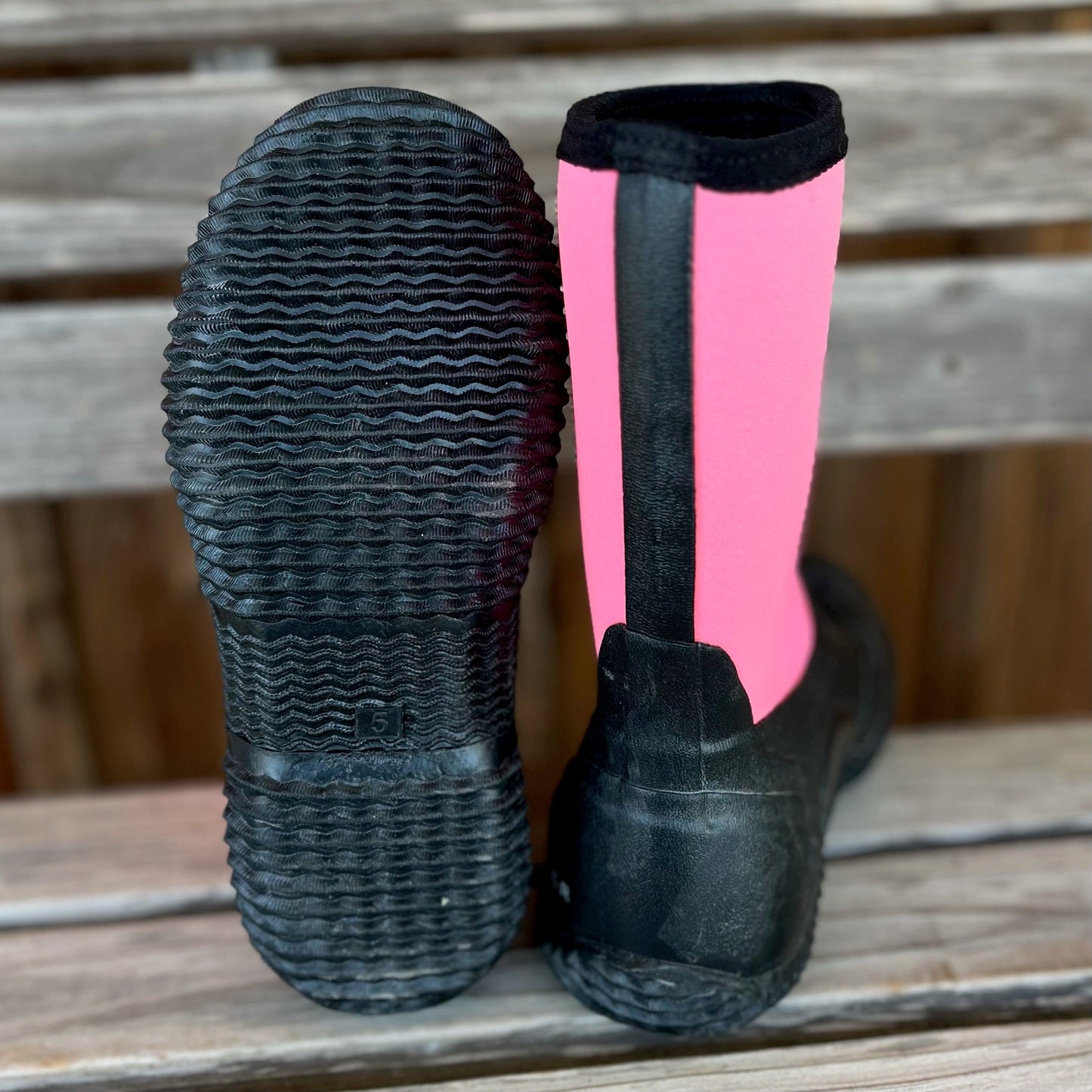 Roper Women's Pink Waterproof Boots - Ideal for Barn Work - Korvel
