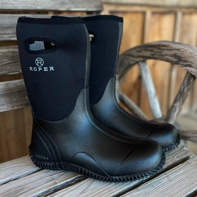 Roper Men's Waterproof Barnyard Rubber Boots - 13" - Korvel
