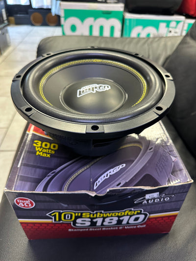 Audio Legion S1810 10" Subwoofer – Compact Powerhouse for Deep Bass - Korvel