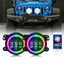 SPDZ1 Oculus 7” RGB LED Headlights & Fog Light Kit